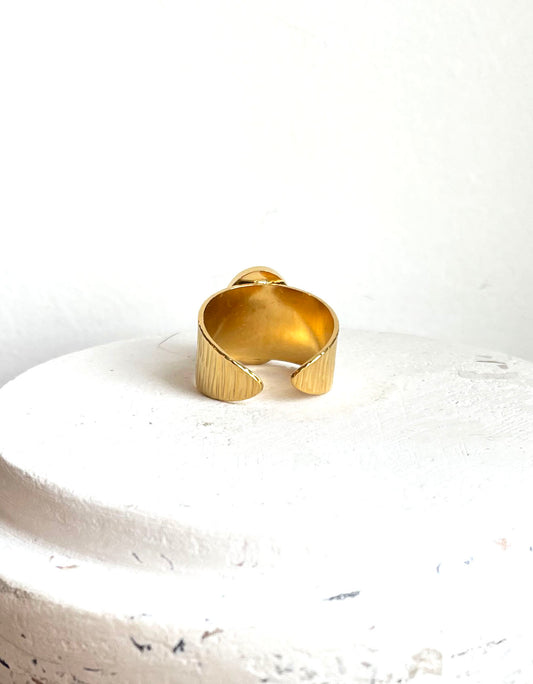 JOYCE-ring met zonnesteen