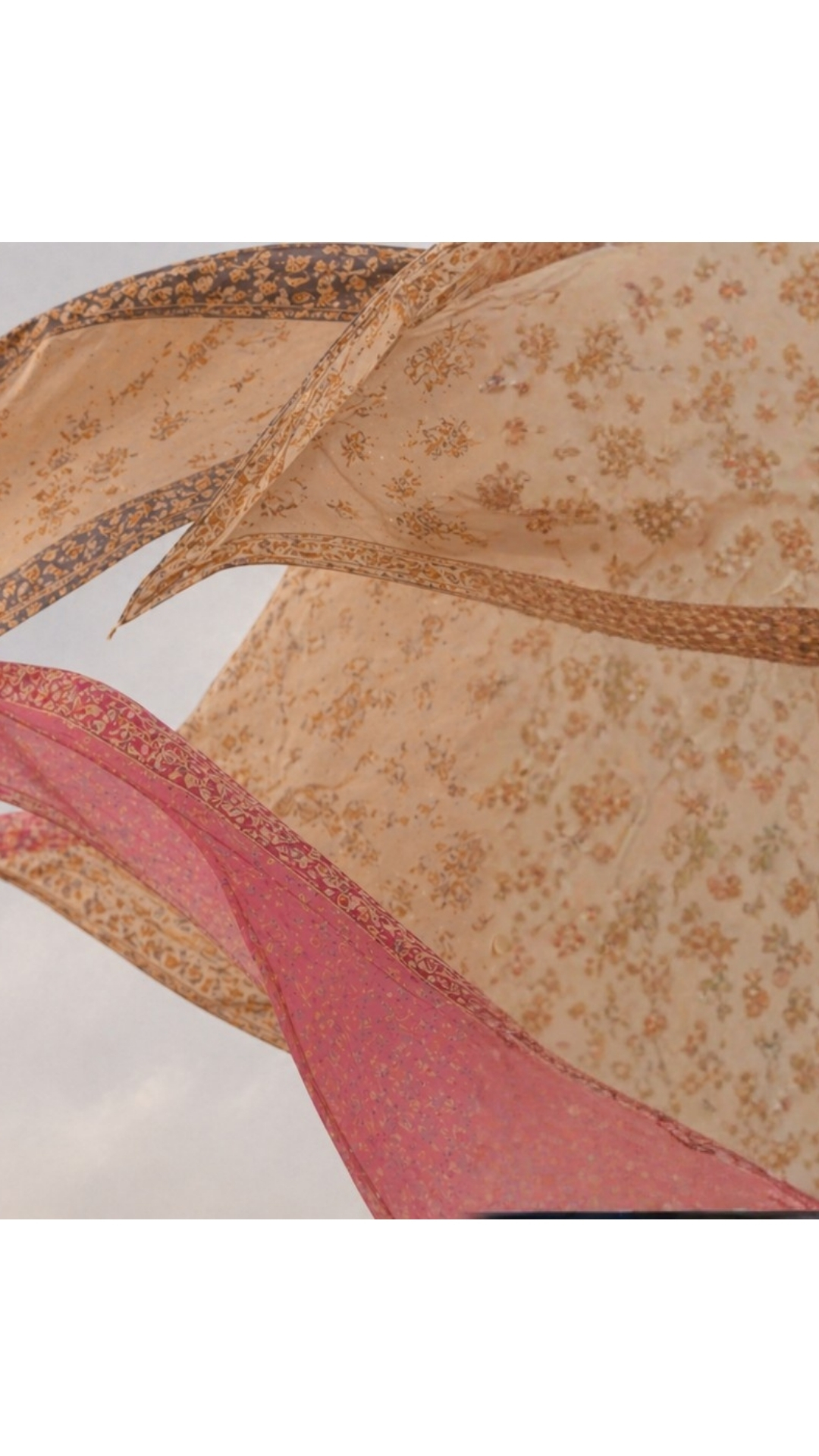 Kimonos en sari recyclé