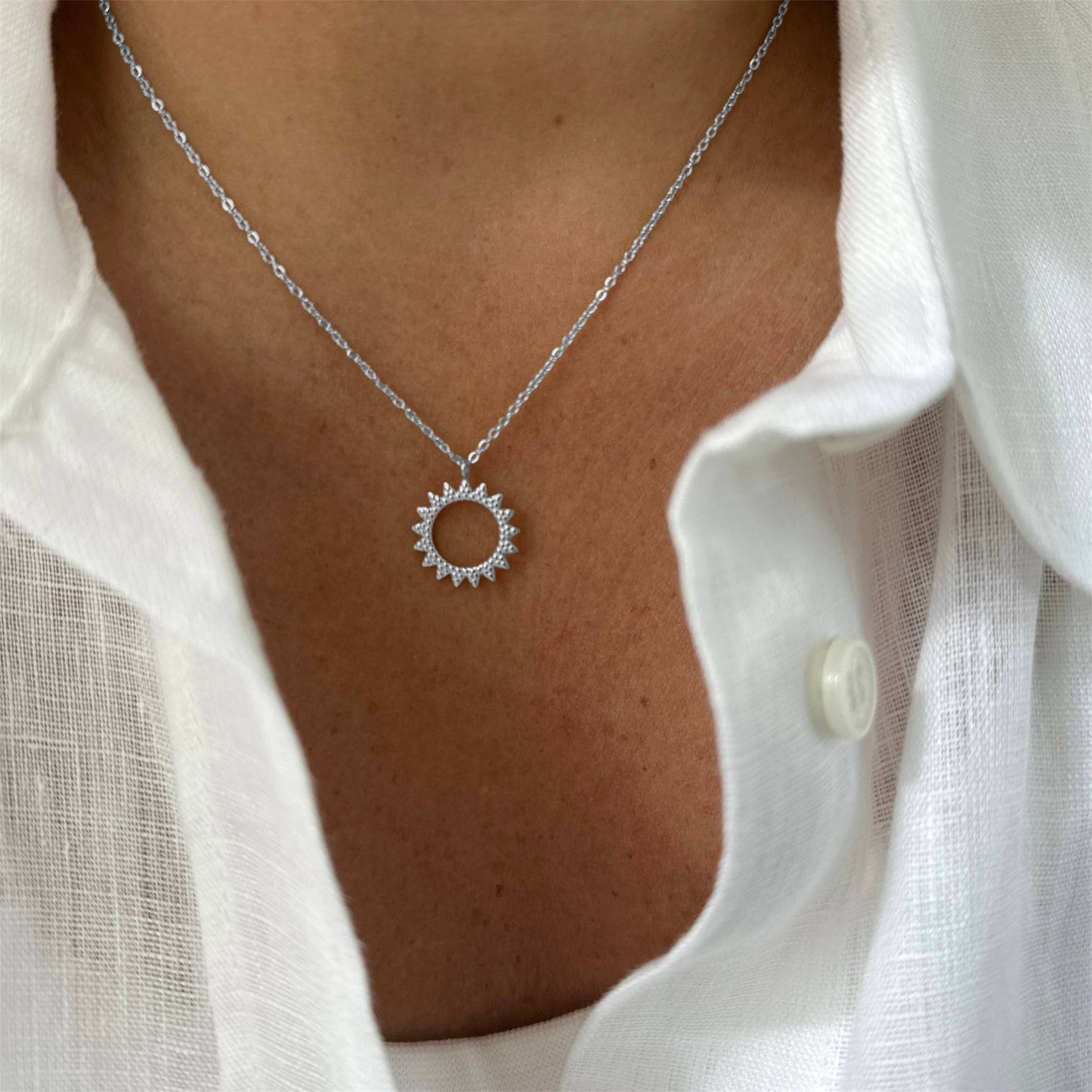 Collier Soléa– Acier inoxydable doré ou argenté