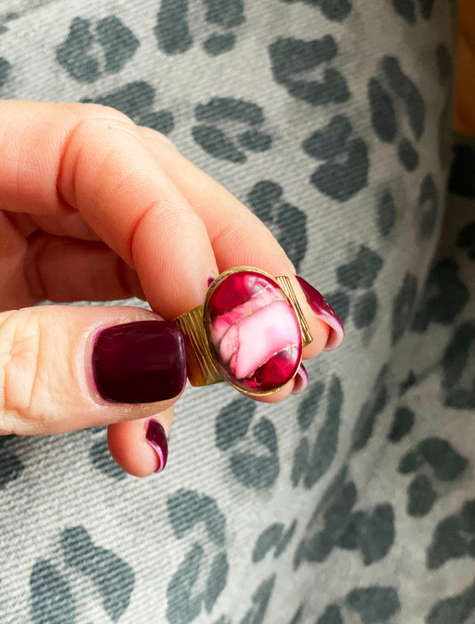 Bague ARIANA cherry