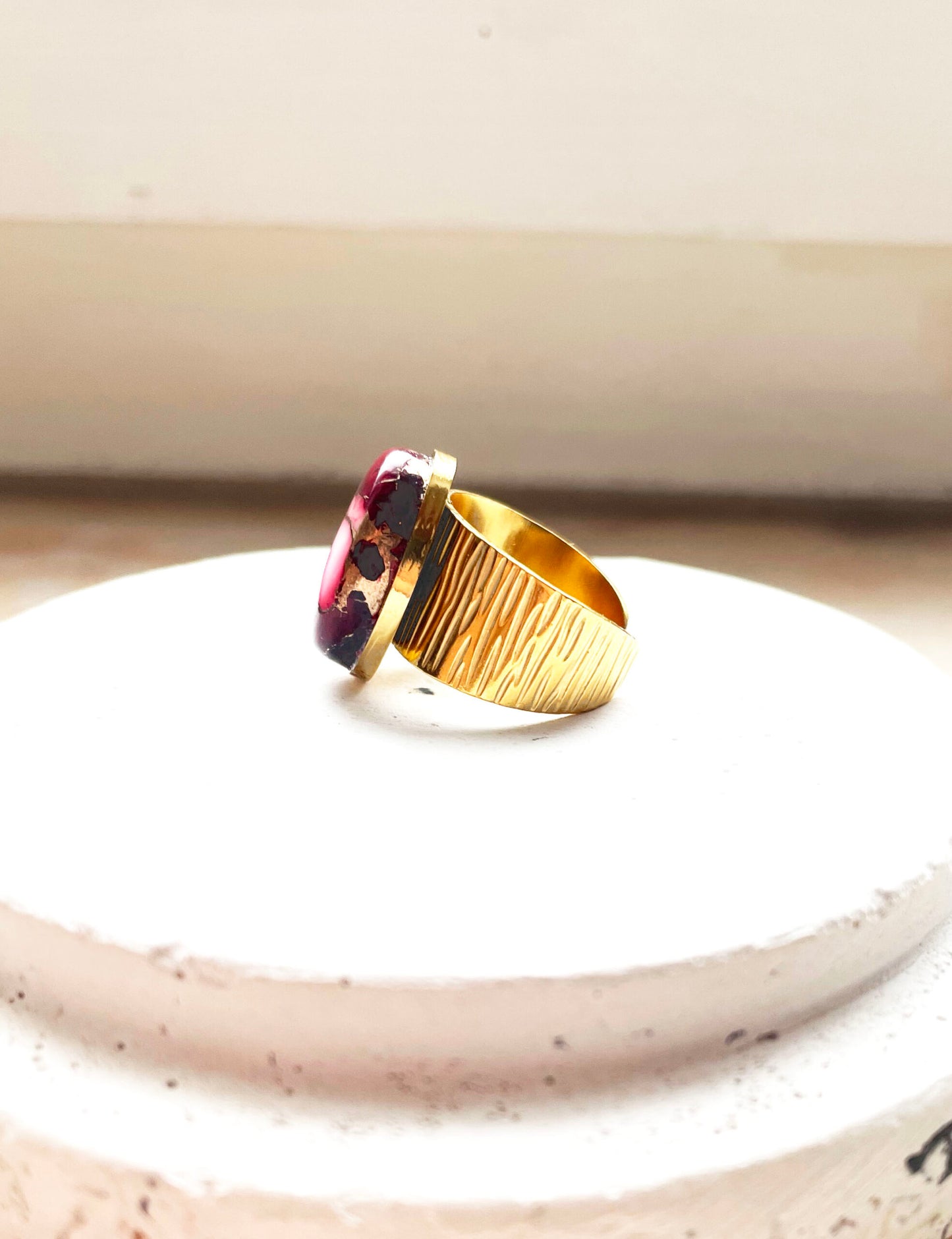 Bague ARIANA cherry