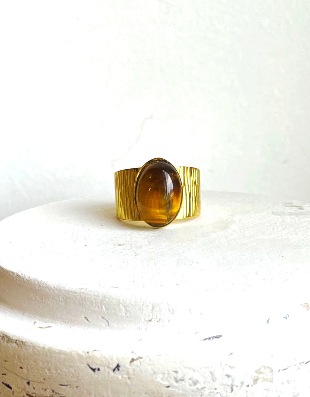 JOYCE-ring met tijgeroog