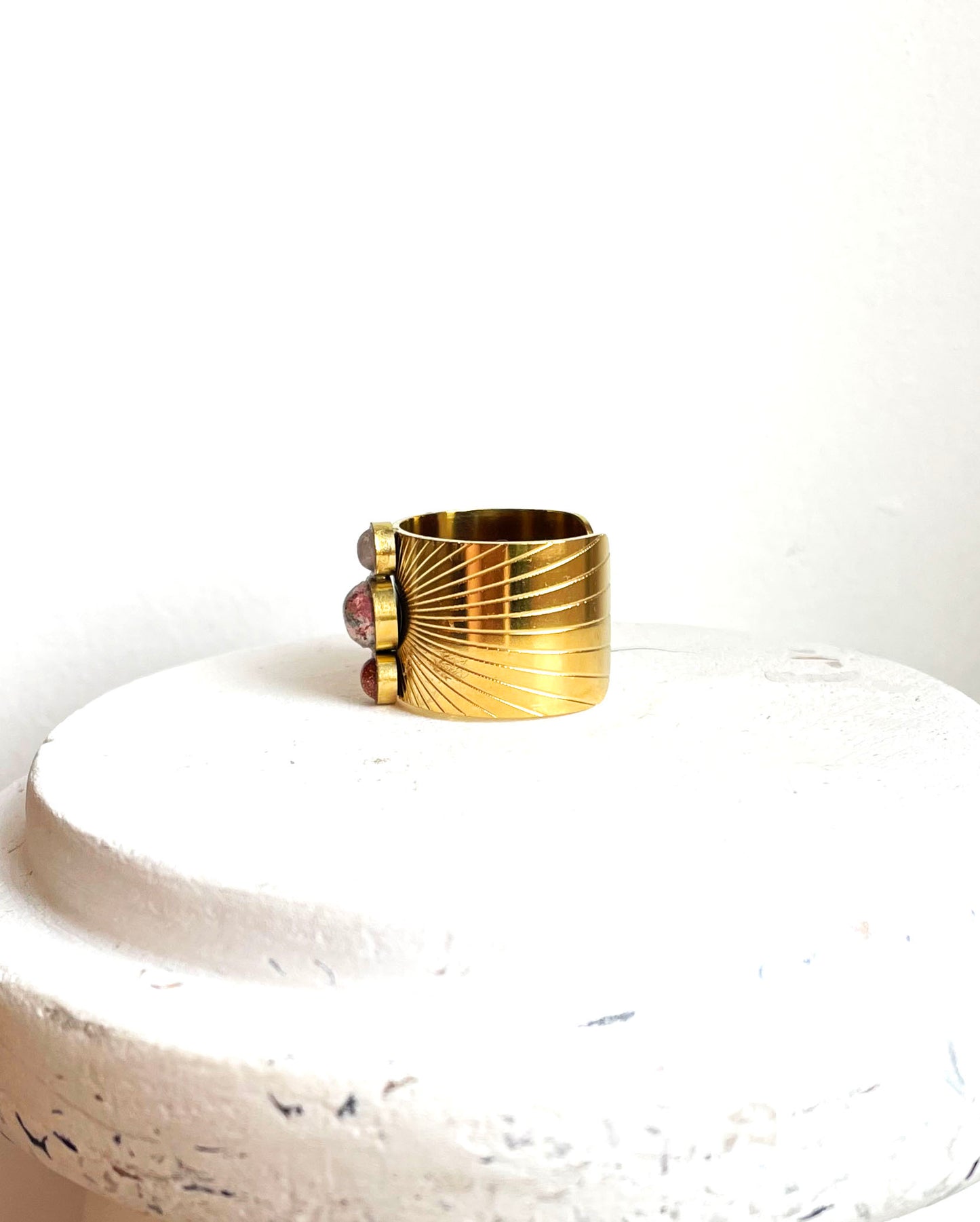 Bague CAPRESE jaspe léopard