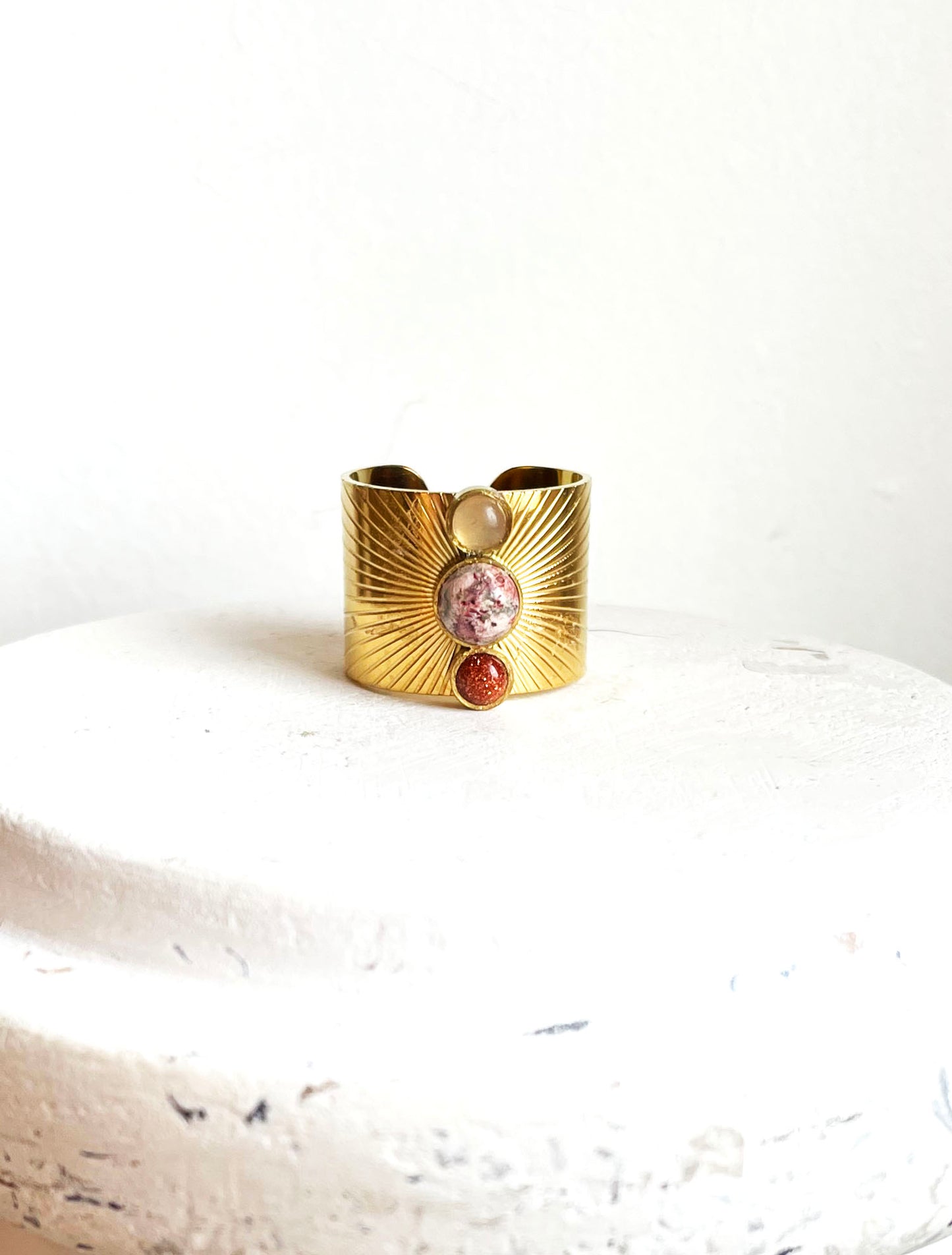 Bague CAPRESE jaspe léopard