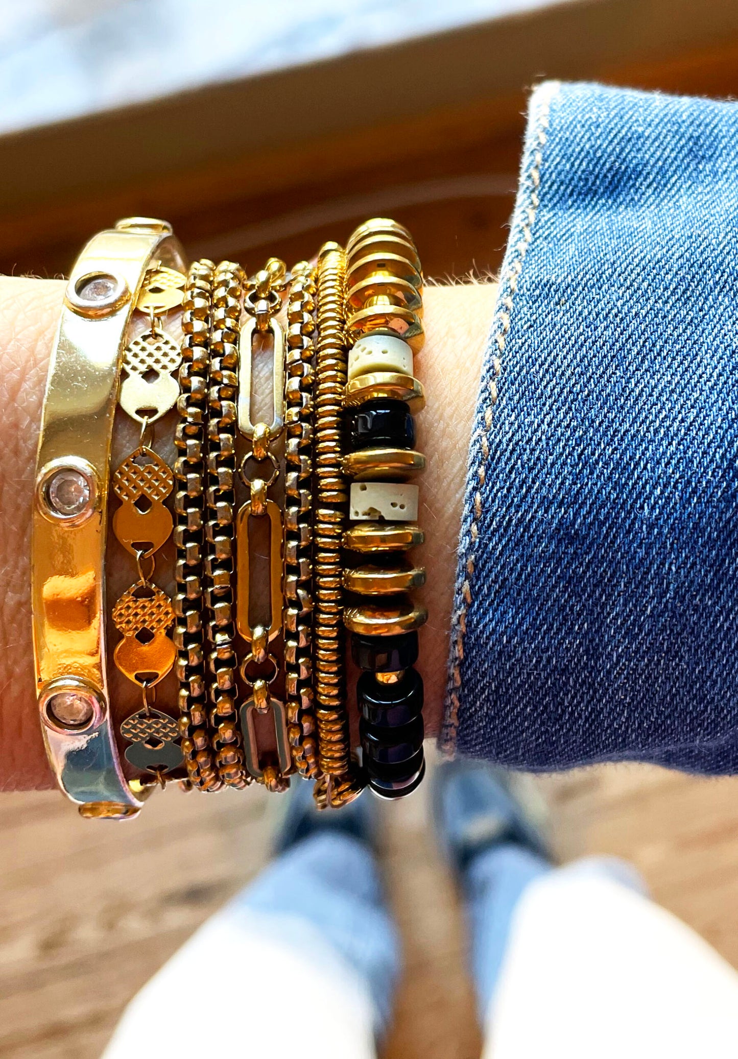 CLEOPÂTRE-armband zwart