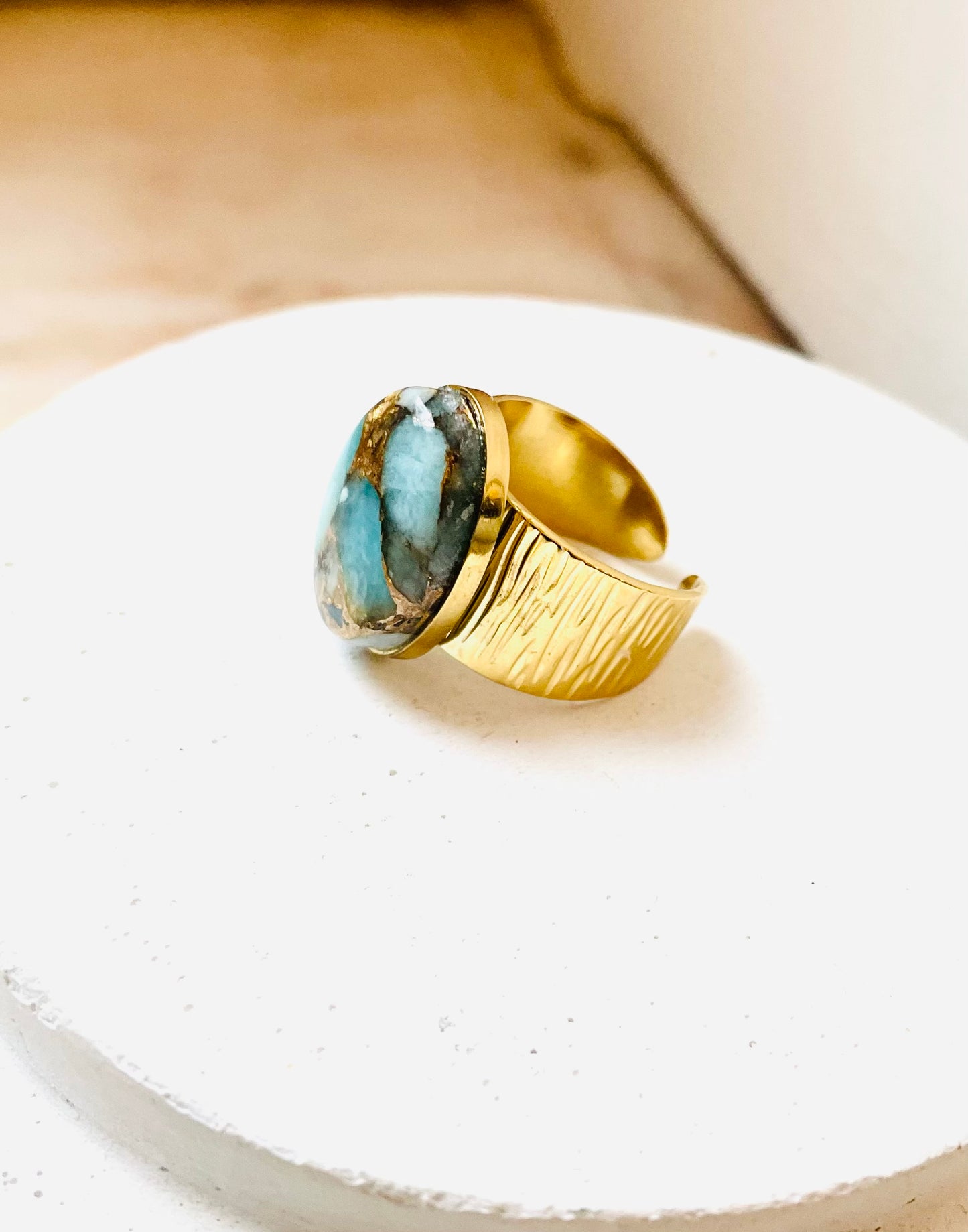 Bague ARIANA verte
