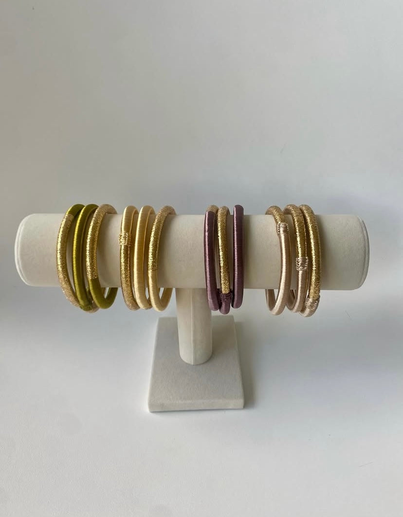 Lot de 3 bracelets bohèmes femme manchette – bijou artisanal  style Marrakech