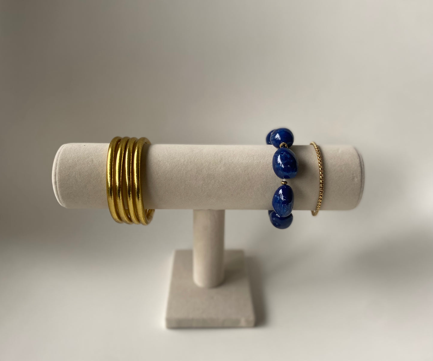 Ovale Nachtblauwe Armband – Ikita