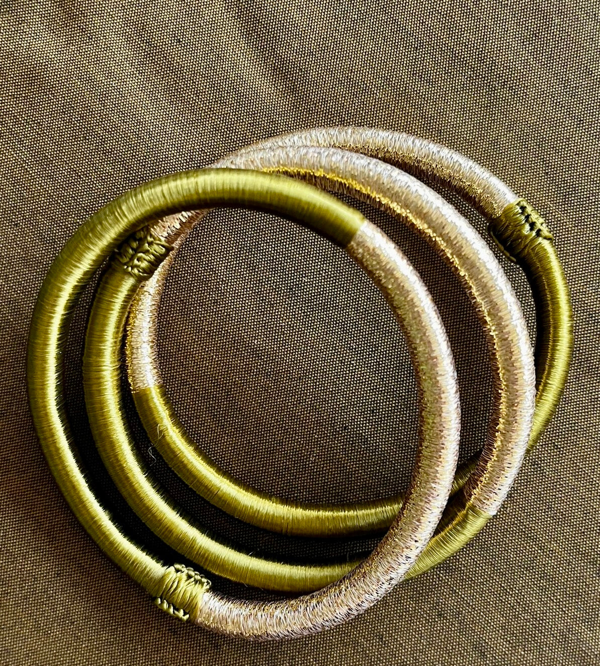 Lot de 3 bracelets bohèmes femme manchette – bijou artisanal  style Marrakech