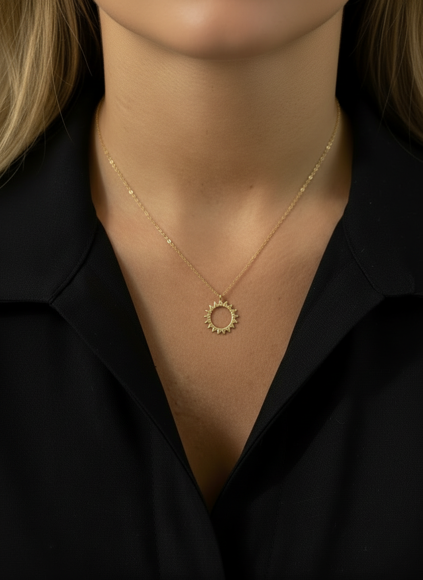 Collier Soléa– Acier inoxydable doré ou argenté