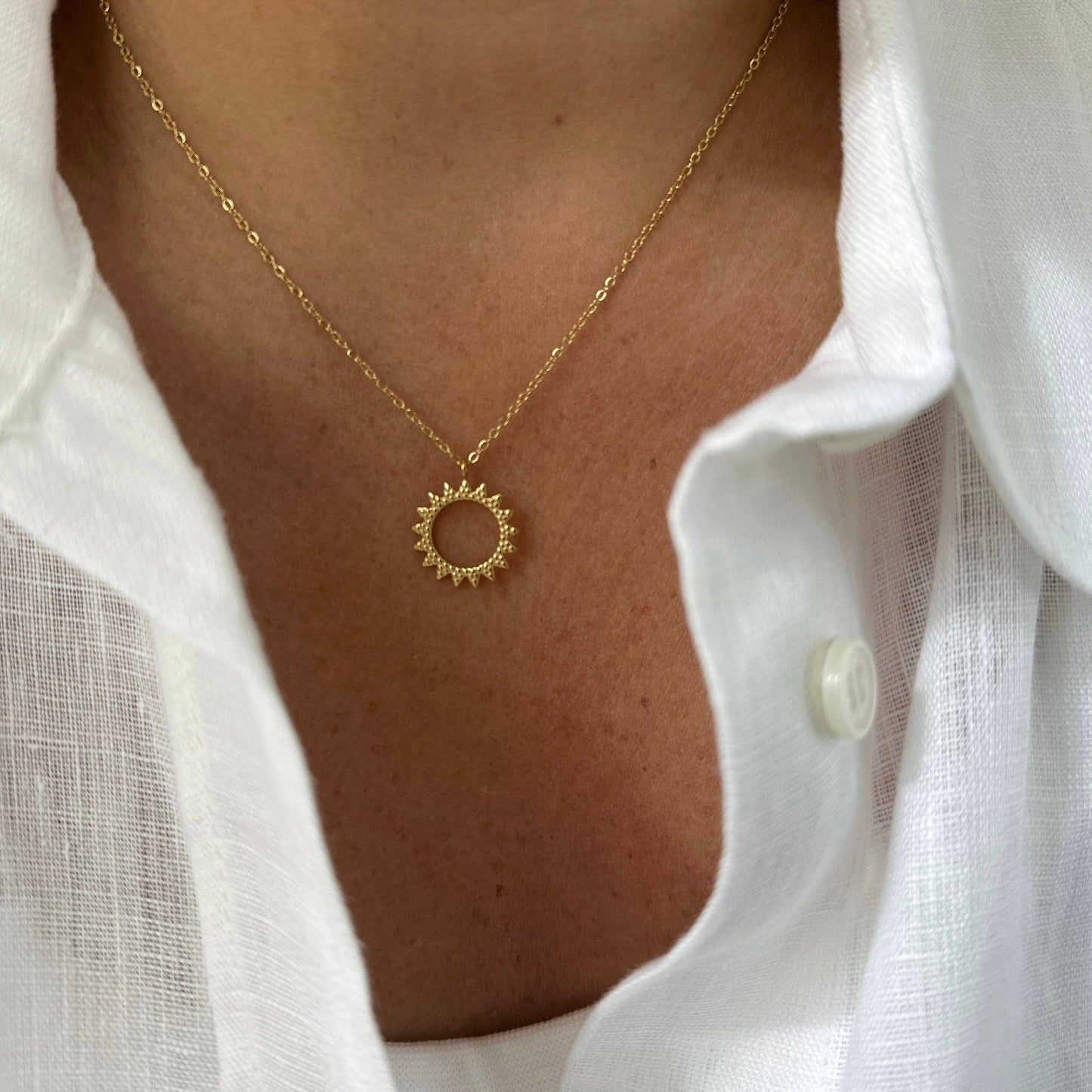 Collier Soléa– Acier inoxydable doré ou argenté
